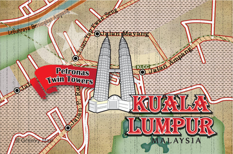Map Kuala Lumpur, 8859194800123