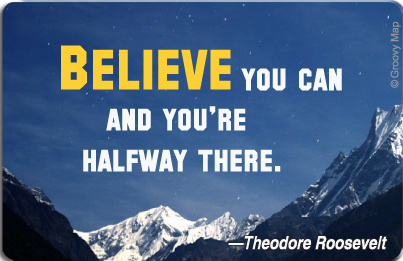 Lifestyle: Believe you can and you're halfway there, 8859194807443
