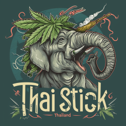 Thai Stick Elephant, 5pcs/pack, 8859194819019