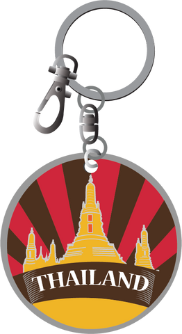 Bangkok - Metal Keychain Wat Pra Keaw , 8859194818289