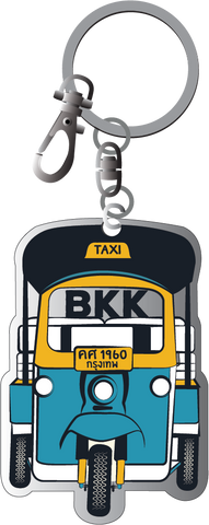 Bangkok - Metal Keychain BKK Tuk Tuk V.1 ,8859194818296