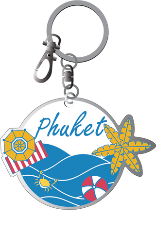 Phuket - Metal Keychain Phuket, 8859194818333