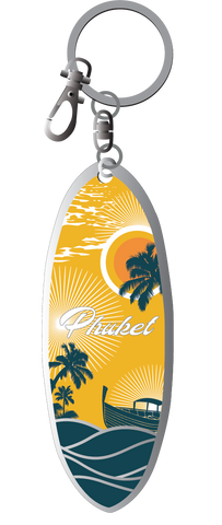 Phuket - Metal Keychain Phuket Surf, 8859194818340