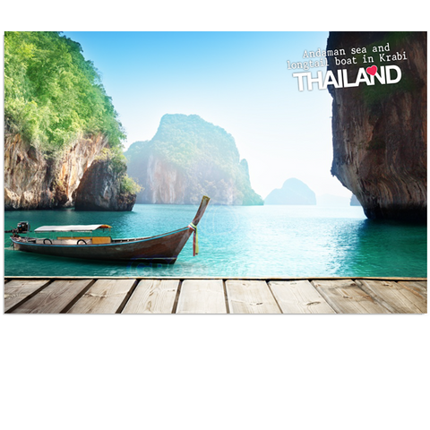 Thailand - Boat and Cliff (PC), 8859194801441