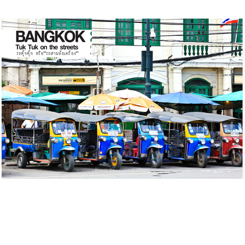 Bangkok: Tuk Tuk on Street (PC), 8859194801571