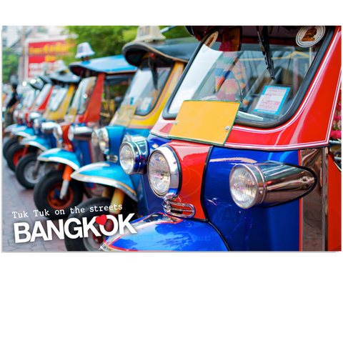 Bangkok: Tuk Tuk on the streets (PC), 8859194803193