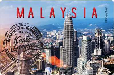 Malaysia: KL Downtown & Stamp ISBN 8859194803537