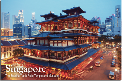 Singapore: PC Tooth Relic Buddha Temple 8859194803988