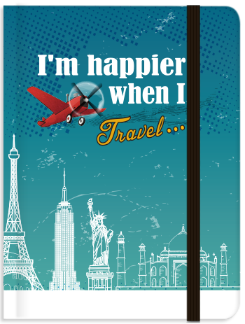Lifestyle: I'm Happier When I Travel (Blank), 8859194804107