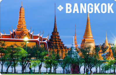 Bangkok : Wat Phra Kaew , Twilight, 8859194806798