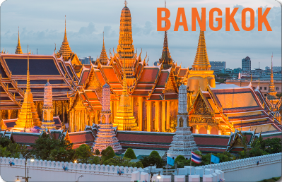 Bangkok : Wat Phra Keaw at Night, 8859194806828