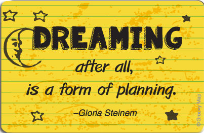 Lifestyle: Dreaming after all is a form of planning, 8859194807559