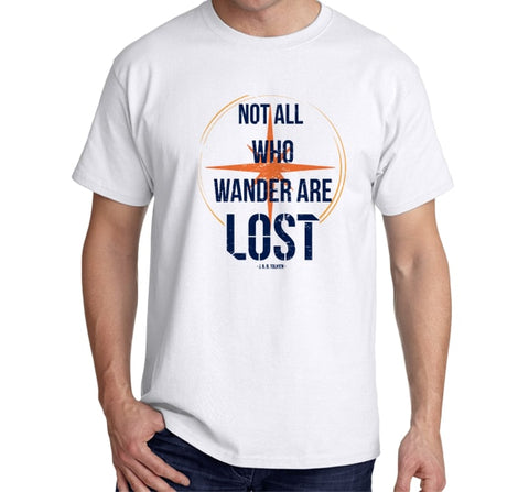 Not All Who Wander are Lost (White)