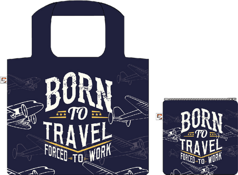Shopping Bag:Born To Travel Forced To work, ISBN, 8859194818203