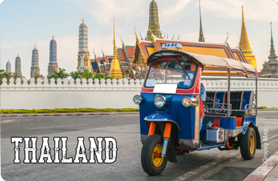 Bangkok : Tuk-Tuk at Grand Palace, 8859194813833